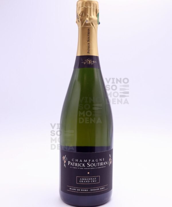 CHAMPAGNE PATRICK SOUTIRAN BLANC DE NOIRS DOSAGE ZERO GRAND CRU